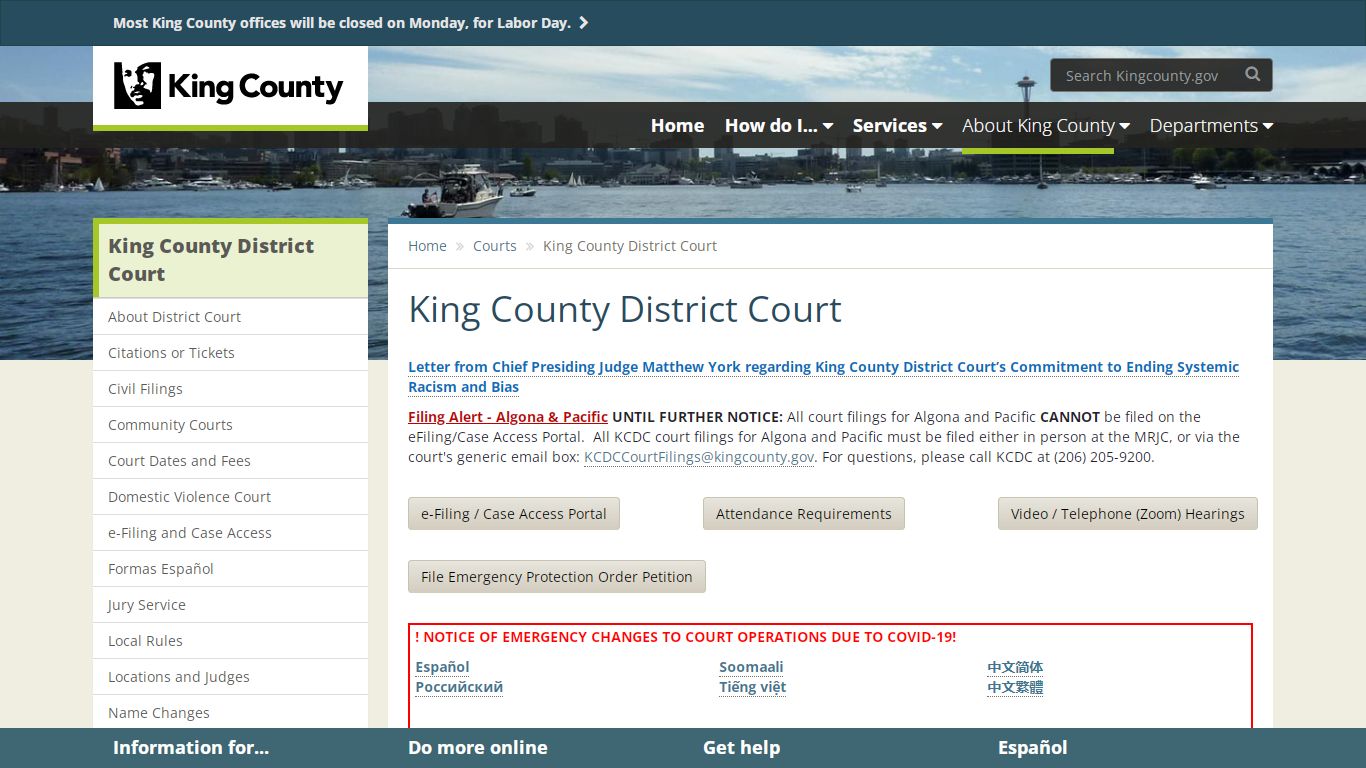 King County District Court - King County - King County, Washington